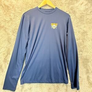 Cooperstown Dreams Park Blue Long Sleeve Base Layer Warmup Shirt Adult Small S